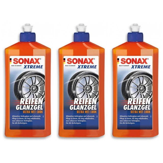 SONAX XTREME ReifenGlanzGel Ultra Wet Look Reifenpflege Reifengel 3 x 250ml