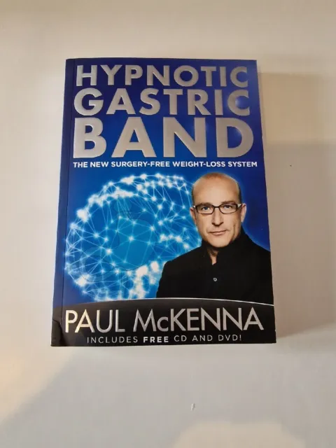 THE HYPNOTIC GASTRIC BAND Paul McKenna BOOK DVD & CD Surgery Free Weight Loss