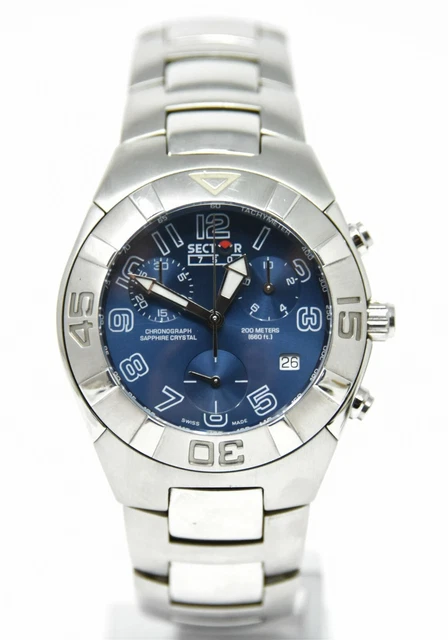 Montre Femme Sector 650 Chronographe – Swiss Made – Boîtier 34 Mm Acier – Étanche 200 M – Neuf Avec étiquettes