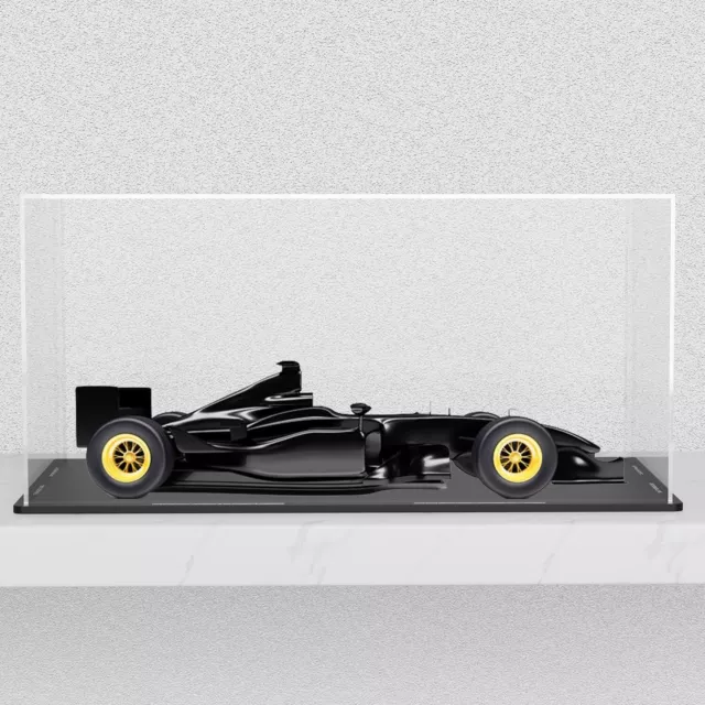 SVENJBB Acrylic Display Case, 10x5x5 Inch Acrylic Boxes for 1:24 Model Cars, Cle