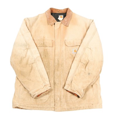 Carhartt Carhartt Traditionnel Manteau Édredon Doublé Grand Travail Veste Vintage Travaux 