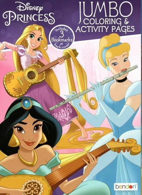 DISNEY PRINCESS JUMBO Coloring & Activity Book NEW! FREE shipping $5.95