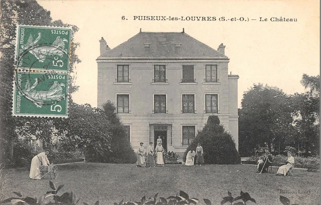 Cpa 95 Puiseux Les Louvres Le Chateau