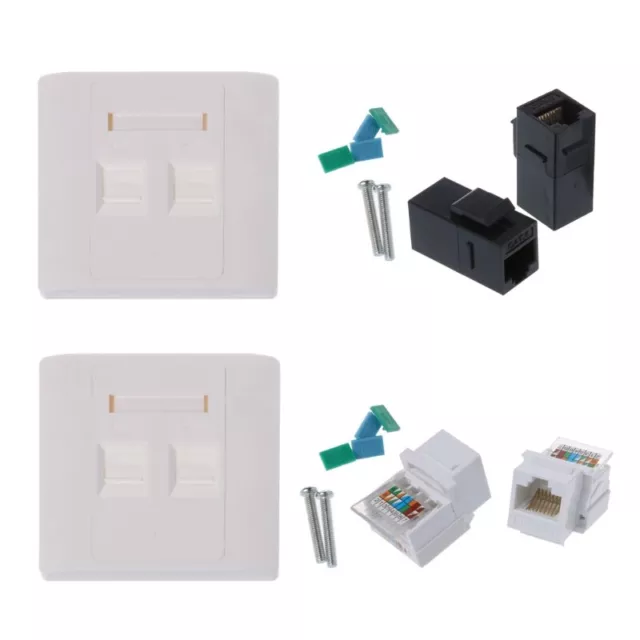 86 Type Computer Socket Panel CAT6 Module RJ45 Cable Interface Outlet