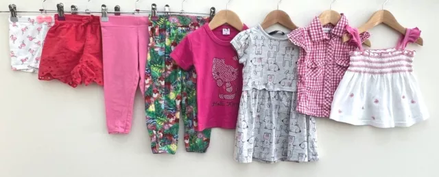 Baby Girls Bundle Of Clothing Age 12-18 Months Hello Kitty George Tu