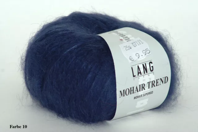 Lang Yarns Mohair Trend, Seide und Mohair, verschiedene Farben