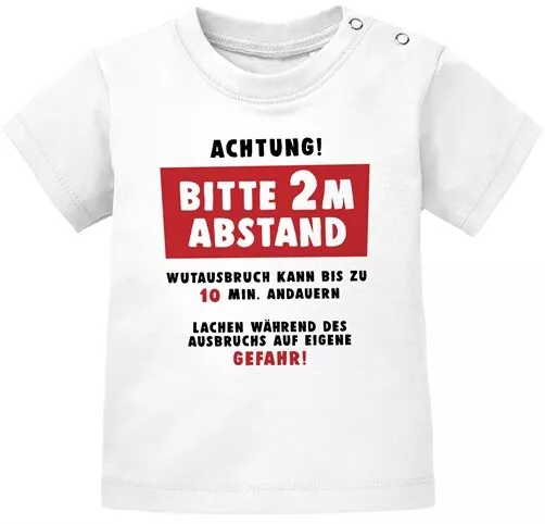 Baby T-Shirt kurzarm Wutausbruch Anleitung lustiger Spruch witziges Geschenk