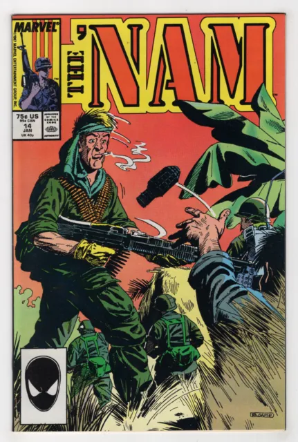 The 'Nam #14 (Jan 1988, Marvel) Doug Murray Wayne Vansant X
