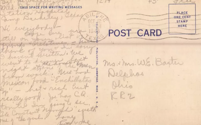 Black Americana Post Card - Picking Cotton 1943 2