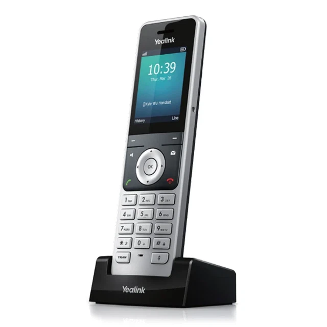 YEALINK W56H Cordless DECT IP Phone Handset -For use with W60P IP-DECT Base-Stat