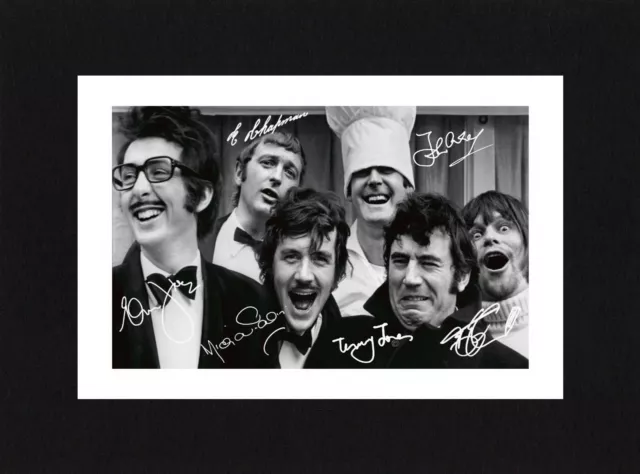 8X6 Mount MONTY PYTHON Signed Autograph PHOTO Gift Print Ready to Frame