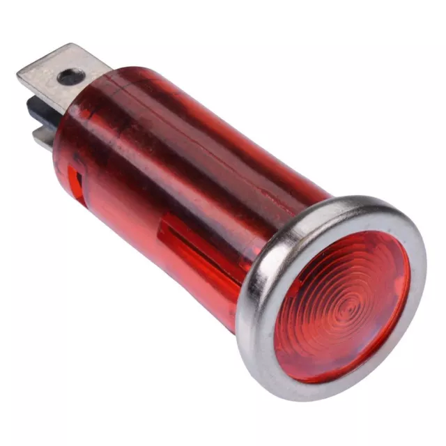 Rouge 12V LED 12.5mm Panneau Indicateur Lumière