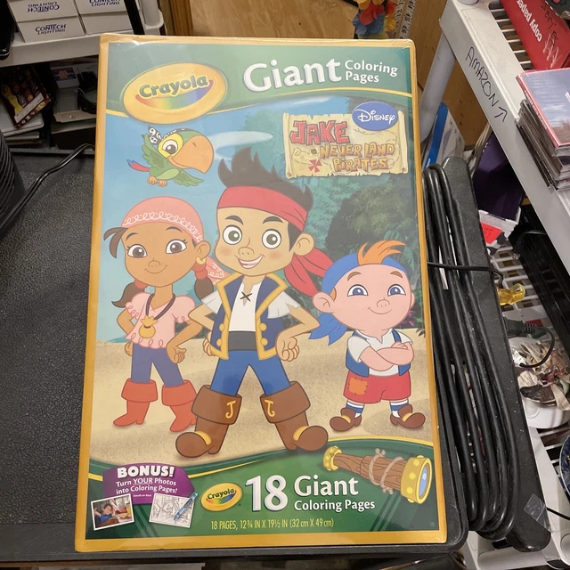 DISNEY PIXAR CARS 3 Crayola Giant Coloring Pages 18pgs Book 13x20