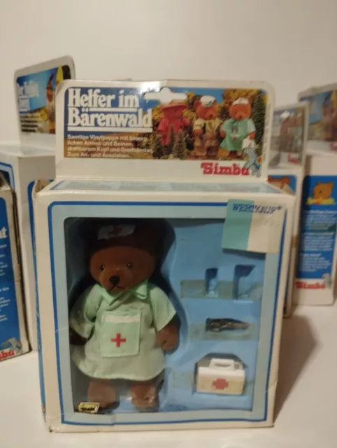 🟢VTG 80s Sylvanian Families Bear Brown Simba Toys Timbertop W.Germany🟢