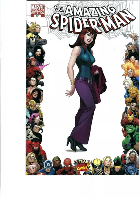 MARVEL 70TH ANNIVERSARY FRAME VARIANT NM+ (9.6 or Better) READ DESCRIPTION(2009)