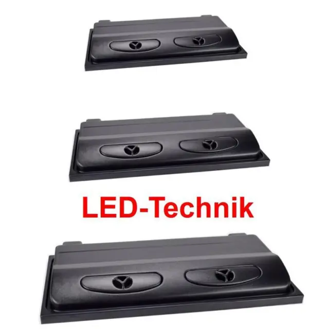 Aquarium Abdeckung LED Terrarium Beleuchtung Deckel schwarz 40 50 60 80 100 120