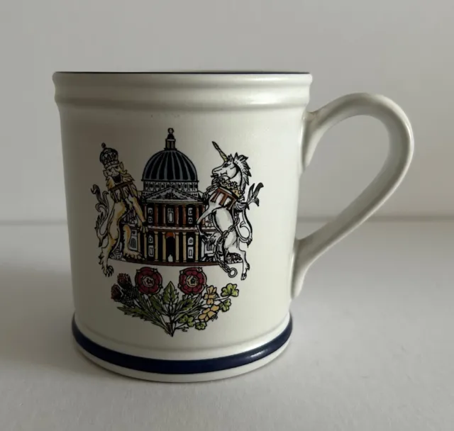 Denby Charles & Diana Royal Wedding Commemorative Mug 1981