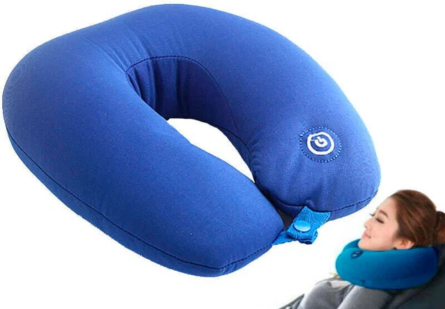 Nouveau oreiller de voyage en forme de U oreillers cervicaux relaxant doux... 2