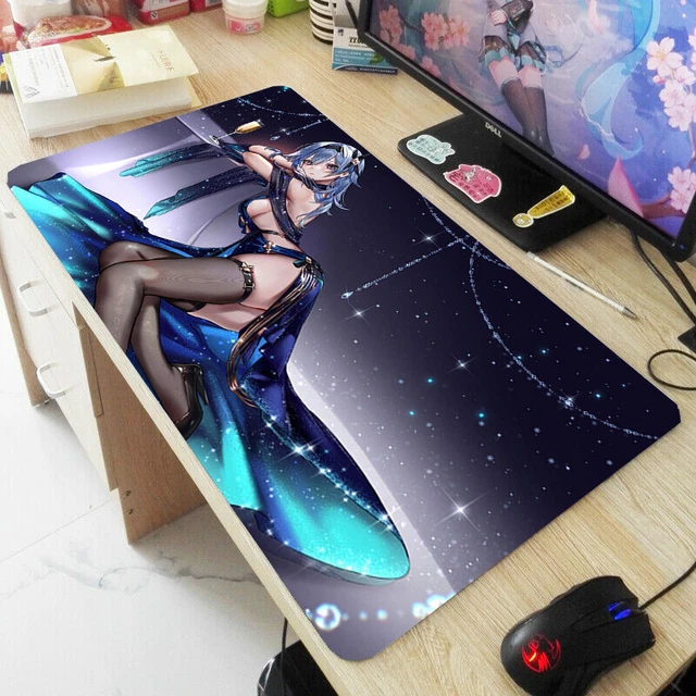 Genshin Impact Anime Desk Mouse Pad Mat Large Keyboard Mat Otaku 40X90cm R25