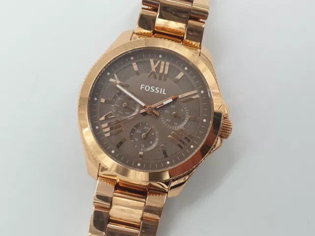 Fossil Cecile Women's Rose Gold Tone Watch AM4533