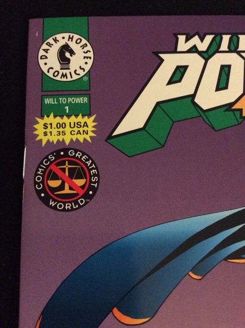 Dark Horse Comics Will To Power #1 NM Unread Condition June 1994 (box20) 2