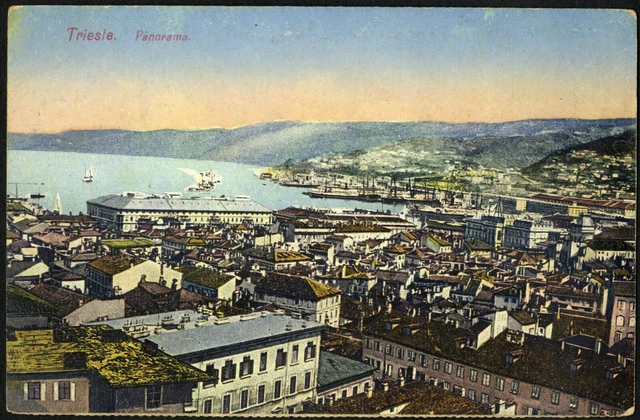Romania 1907 PC  GALATI "Vedere panoramica spre docuri"