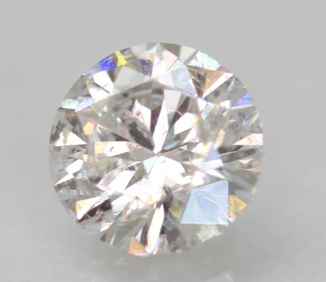 0.25 Carat D SI2 Round Brilliant Enhanced Natural Loose Diamond W VIDEO 3.97mm