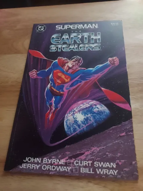 Superman The Earth Stealers (1988) 9.0 VF/NM /Graphic Novel!
