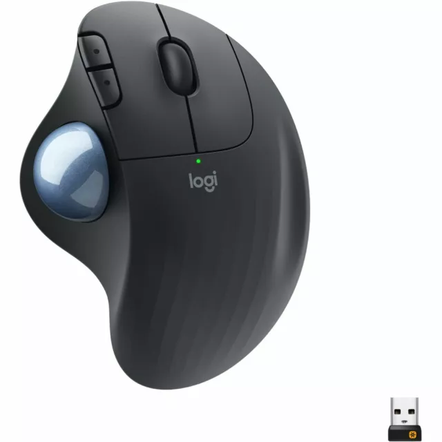 Souris sans fil LOGITECH M575 Ergo Graphite