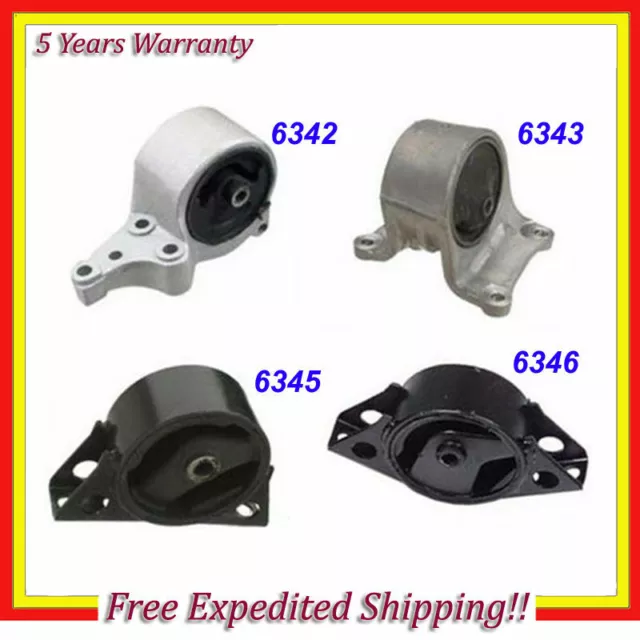 Engine Motor & Trans.Mount Set 4PCS.for 93-01 Nissan Altima 2.4L Auto Trans.M032