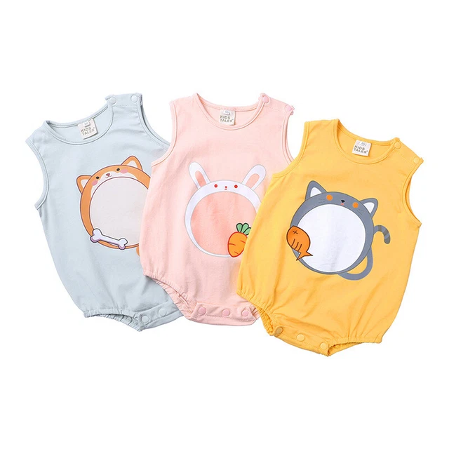 Tuta da sole neonato bambini bambine tuta da sole set abiti estivi Regno Unito