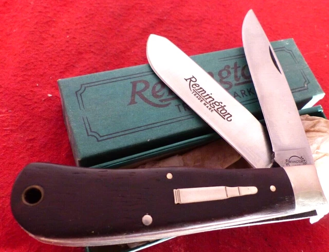 Remington USA Made R1128 Bullet mint in box trapper 1989 Knife re