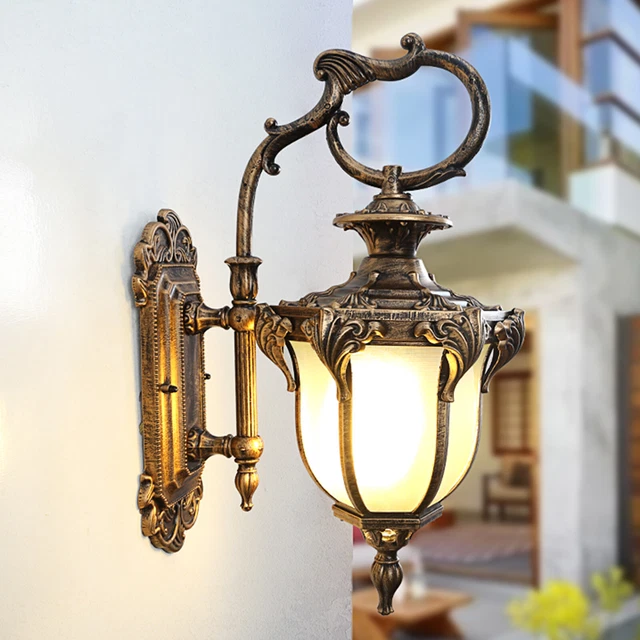 RETRO OUTDOOR EXTERIOR Wall Light Fixture Lantern Porch Patio Garden