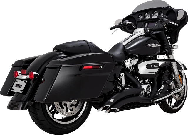 Vance & Hines Black Big Radius Performance V-Twin Exhaust System 46373