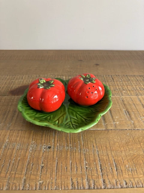 Serviteur à condiments sel poivre moutarde en étain brillant