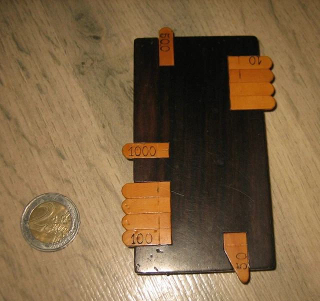 2 Anciens Compteurs/marqueurs De Points En Bois - Jeu Vintage - Occasion