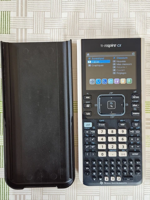 Calculatrice Texas Instruments TI-Nspire CX (occasion) - Graphique, Fonctionnelle, Idéale Pour Examens - Très Bon état
