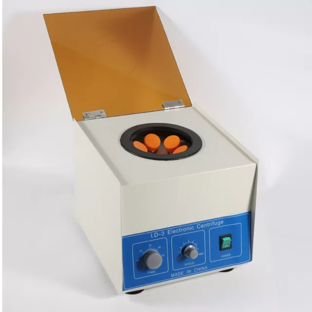 6*50ml LD-3 Electric Benchtop Centrifuge Lab Medical Practice Machine 4000rpm US