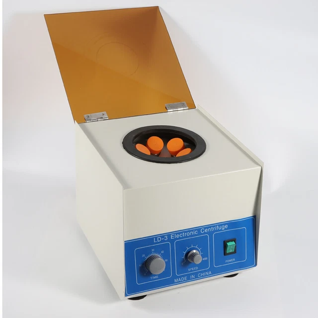 6*50ml LD-3 Electric Benchtop Centrifuge Lab Medical Practice 4000rpm Laboratory