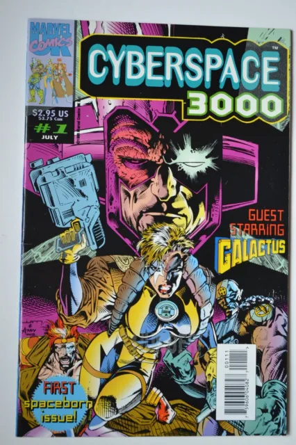 Cyberspace 3000 Vol.1 # 1 July 1993 F/VF Marvel Comics **Glow-in-Dark Cover**