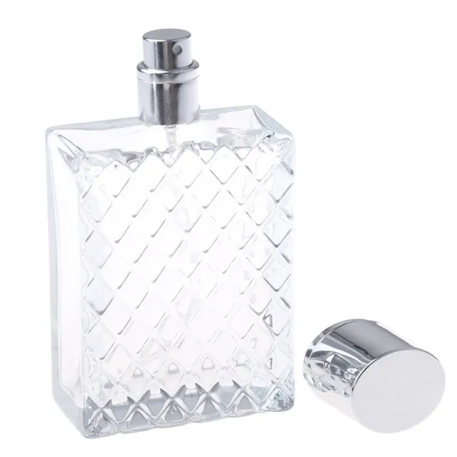 100ML Refillable Bottle Glass Empty Perfume Pump Bottle Spray Cosmetic Contai YT