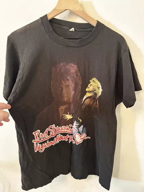 Vintage Rod Stewart Vagabond Heart 91-92 Tour Shirt 90s Size L