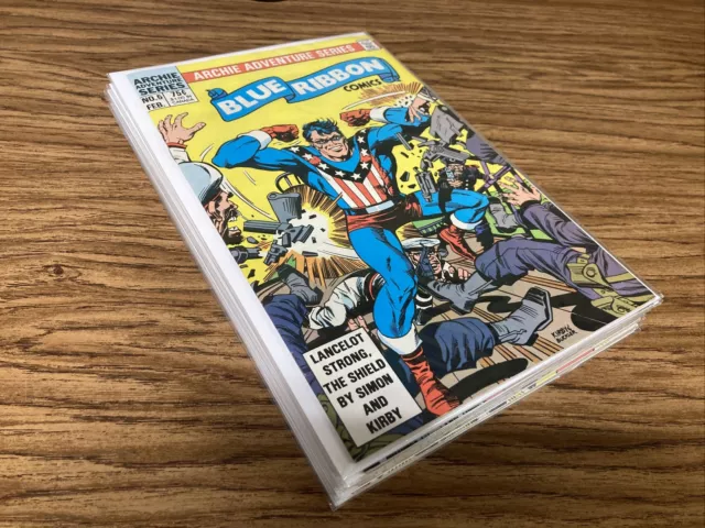 10 BLUE RIBBON Comic Books: ARCHIE ADVENTURE SERIES. Very Nice! Issues 5-14