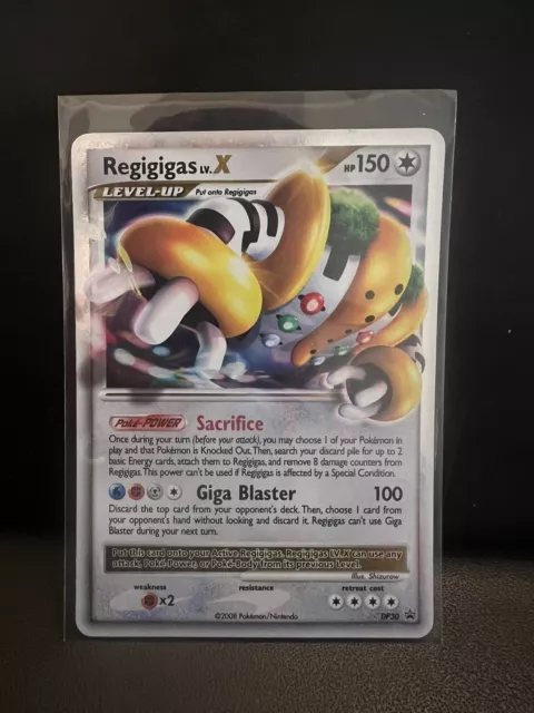 Pokémon Regigigas LV. X DP30 Black Star Promo Ultra Rare - LP