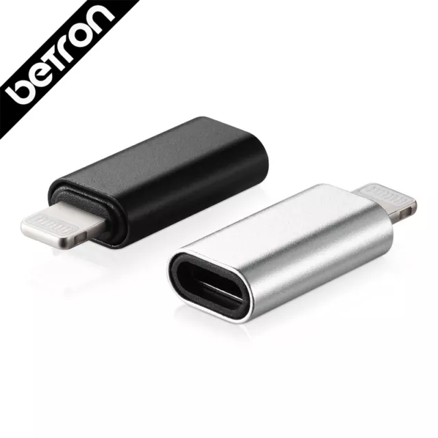 Betron USB-C Female to 8 Pin Male For Lightning Adapter Converter Type C USB
