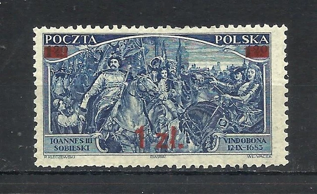Poland 1934 SOBIESKI  ovpt Fi272II MNH*