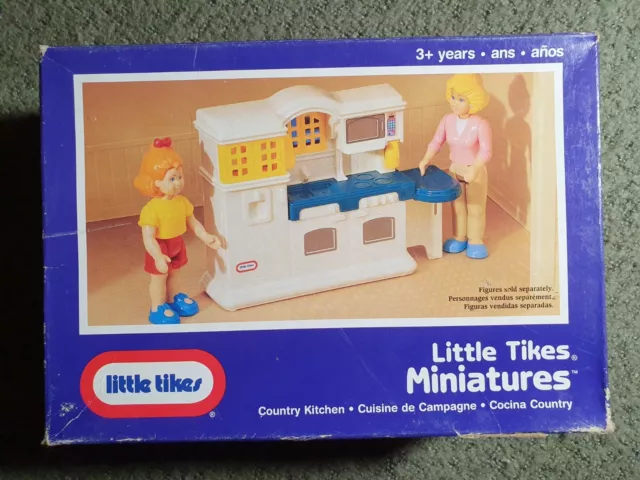 Little Tikes Miniatures Country Kitchen Boxed