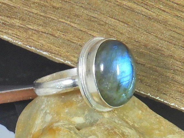 Bague Argent Massif 925 Martelée - Taille 66 - Modèle Croisé Dolly-Bijoux