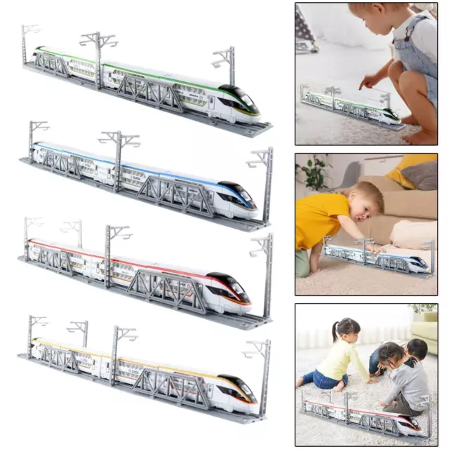 High-Speed Rail Toy Pull Back High Simulation  Toy for School Children