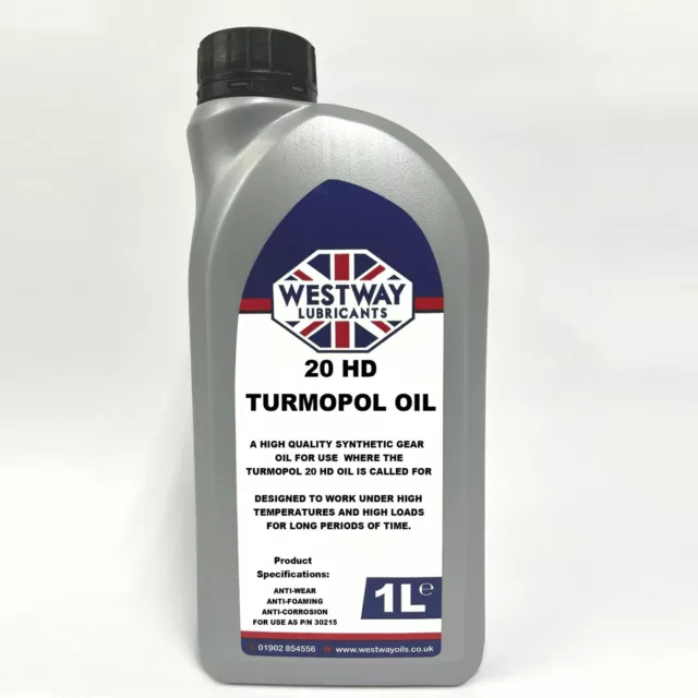 Turmopol 20 HD Gear Oil Suitable for Hilti 1 Litre 20HD 30215 1L